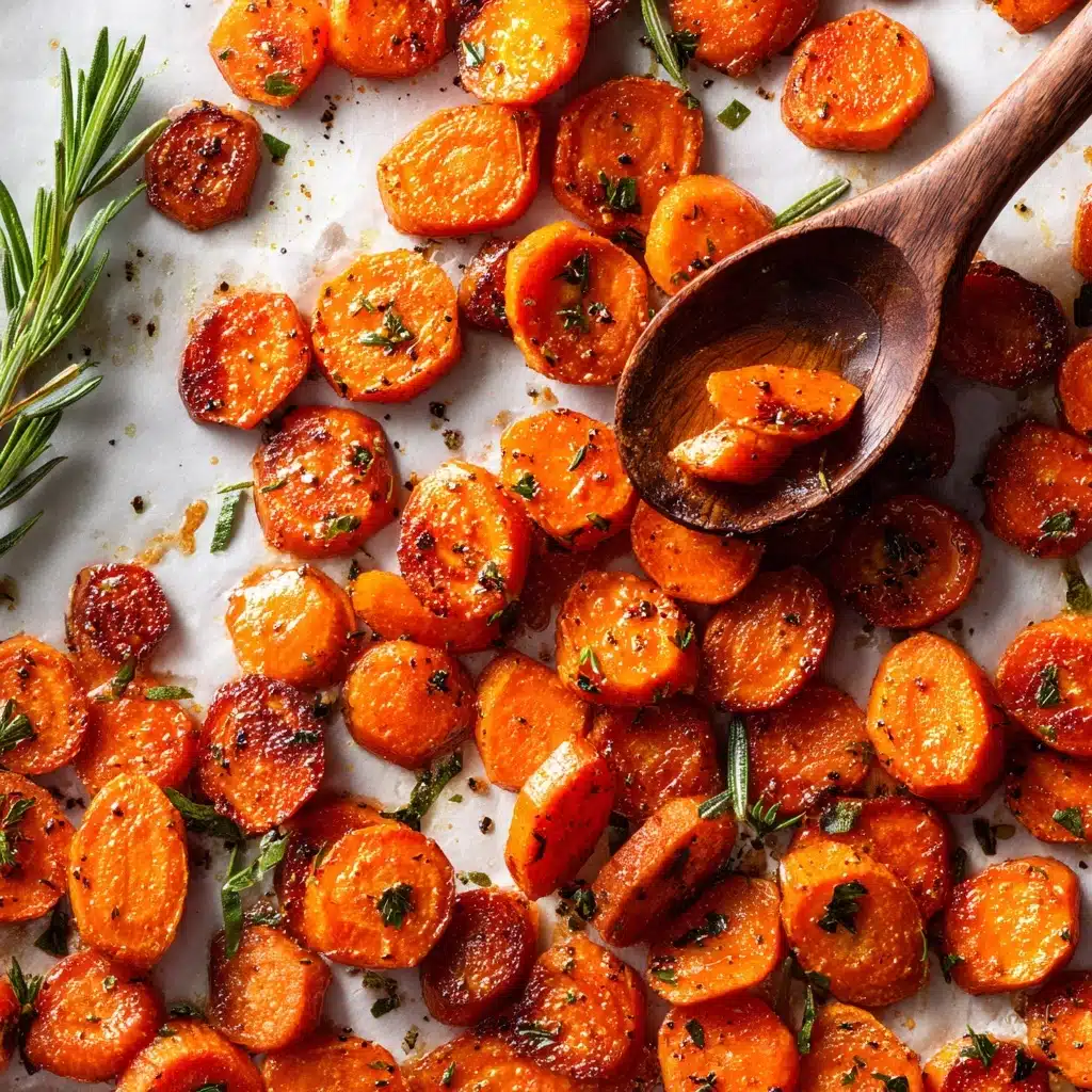 Rosemary Honey Butter Roasted Carrots Recipe - Recipe Image