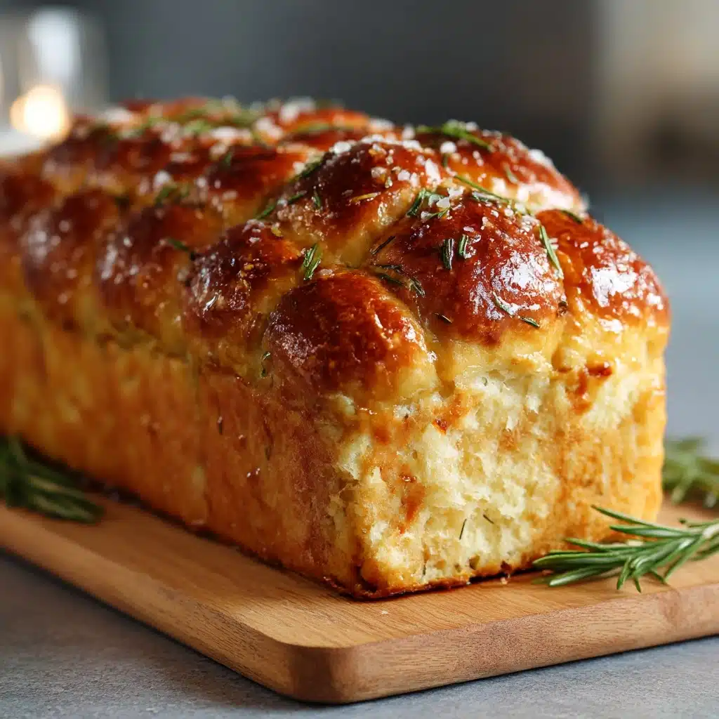 Rosemary Garlic Pull Apart Bread Recipe - Recipe Image