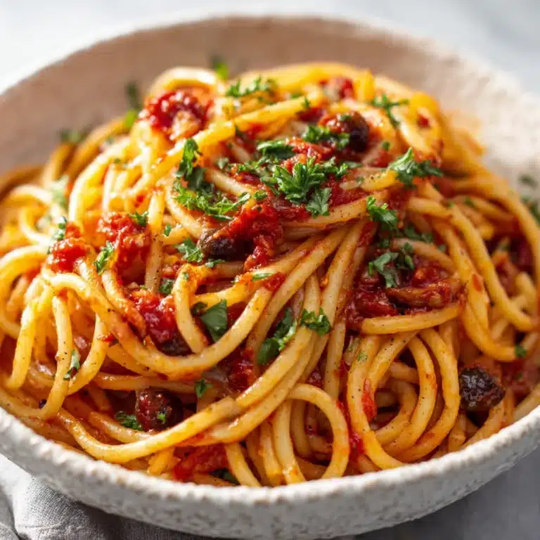 Roasted Tomato Puttanesca Recipe