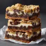 Peanut Butter Chocolate Chip Cookie Cheesecake Bars Recipe