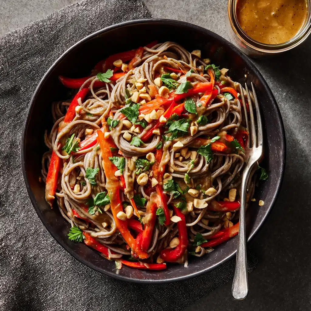 Spicy Peanut Soba Noodle Salad Recipe