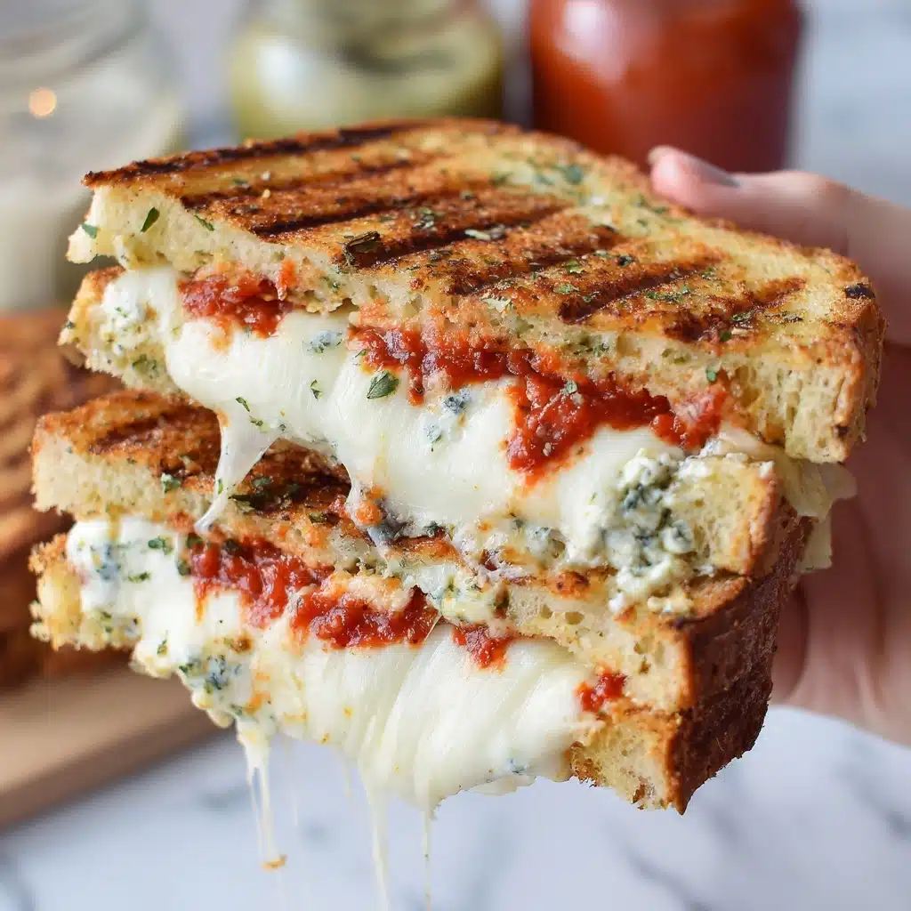 Loaded Caprese Grilled Cheese Recipe