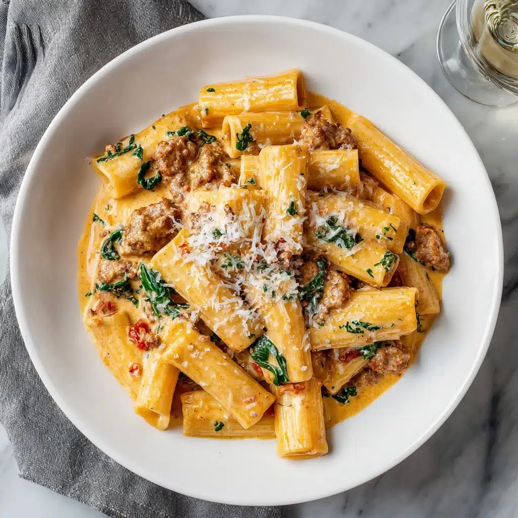 Rigatoni with Sausage and Kale Recipe - Recipe Image