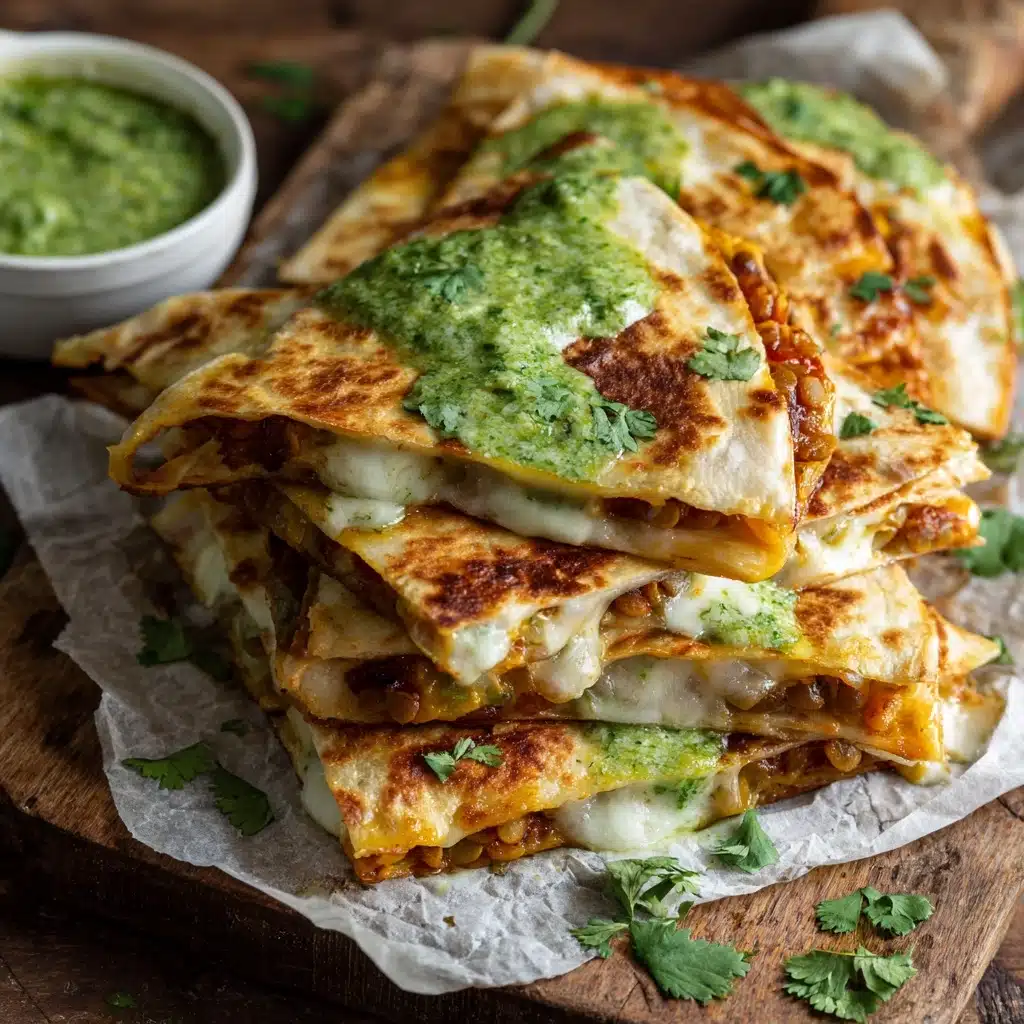 Quick and Easy Lentil Quesadillas Recipe