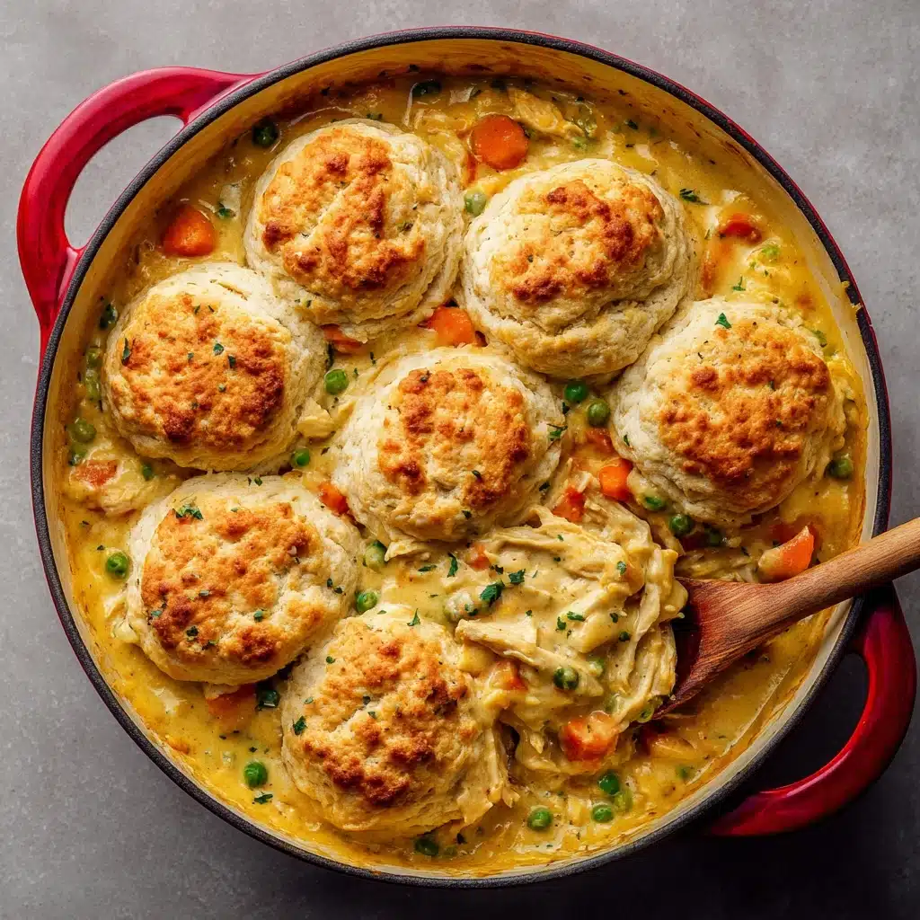 Chicken Pot Pie with Biscuits Recipe - Recipe Image