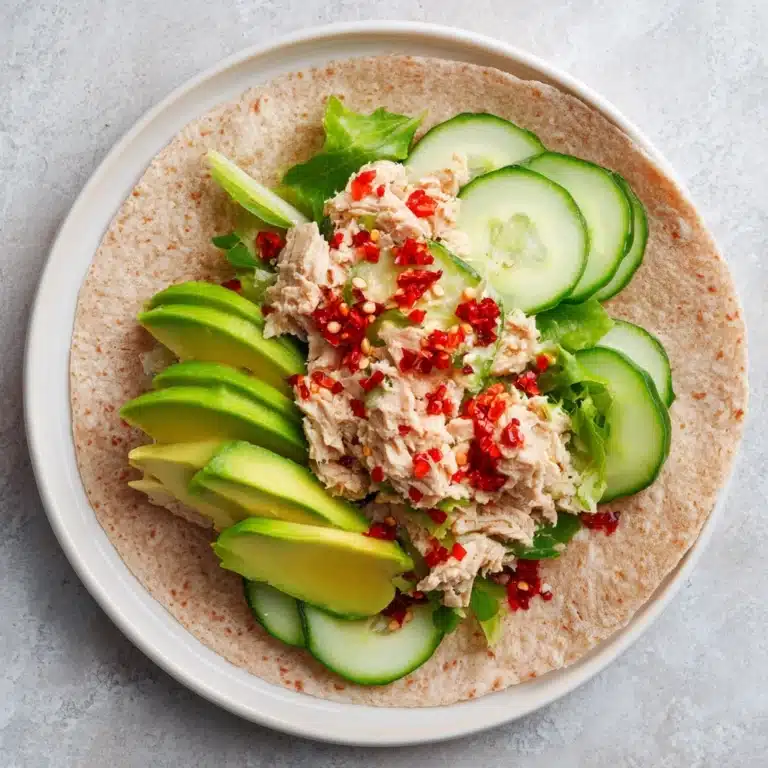 Kimchi Tuna Salad Wrap Recipe