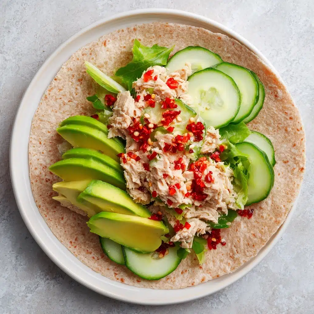 Kimchi Tuna Salad Wrap Recipe