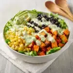 Spicy Southwestern Salad with Avocado Dressing Recipe