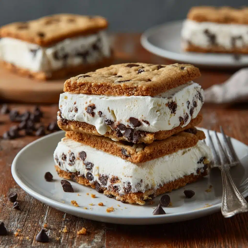Chocolate Chip Cookie Ice Cream Bars Recipe