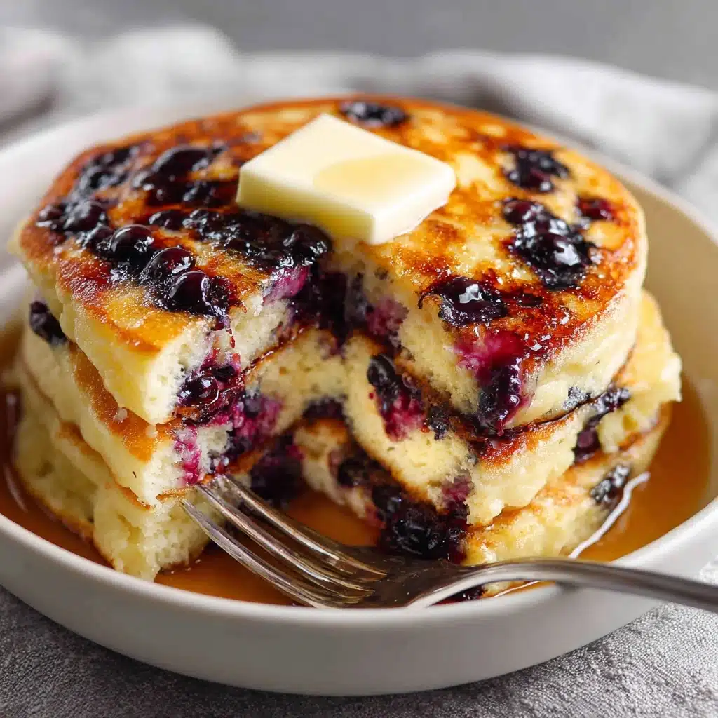 Fluffiest Blueberry Pancakes Recipe
