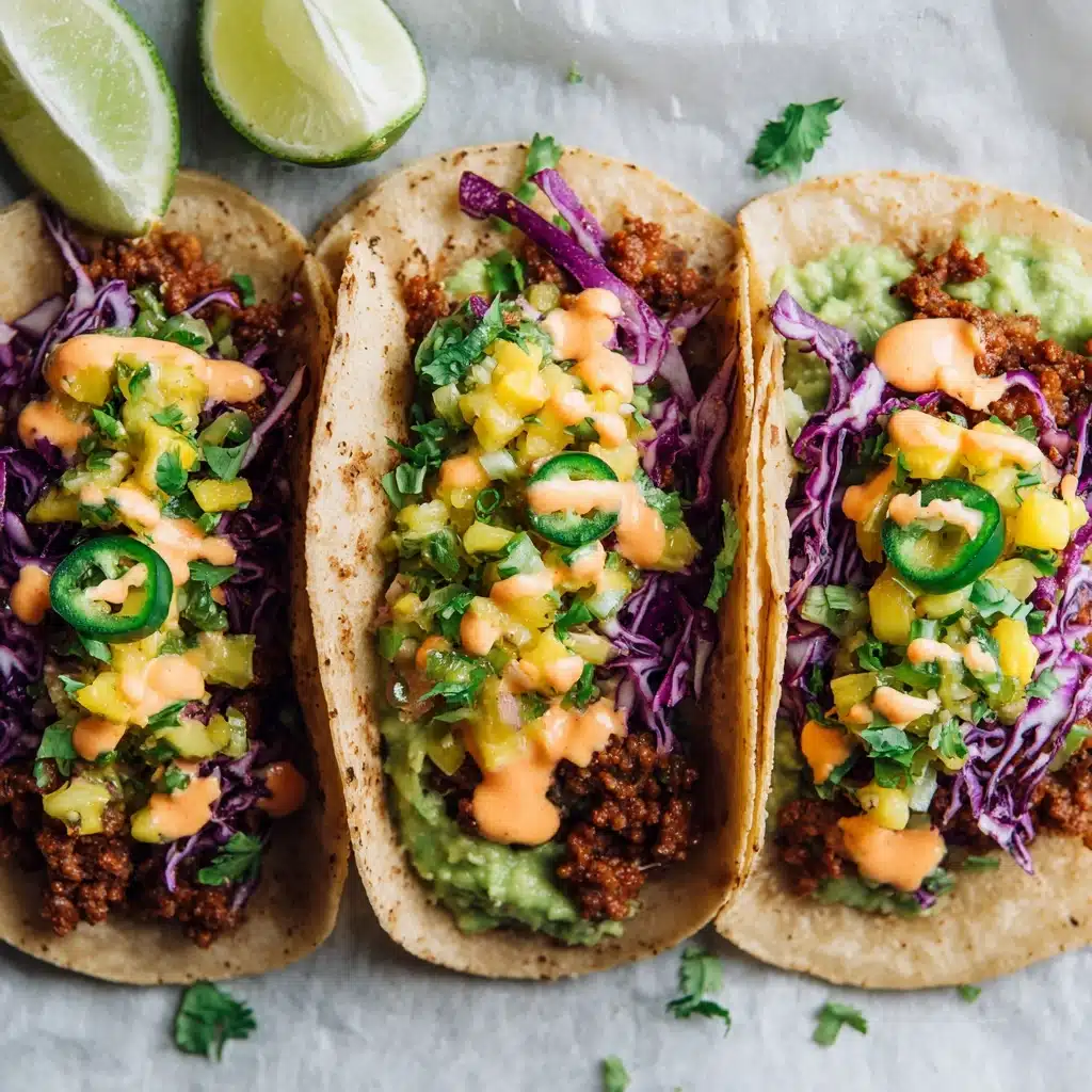 Walnut Chorizo Tacos with Pineapple Salsa Recipe - Recipe Image
