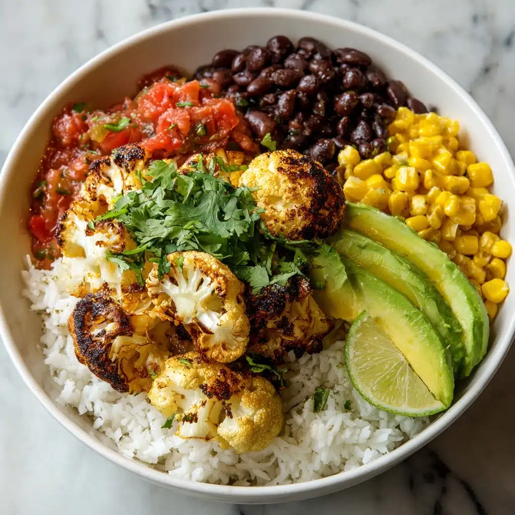 Roasted Cauliflower Burrito Bowls Recipe - Recipe Image