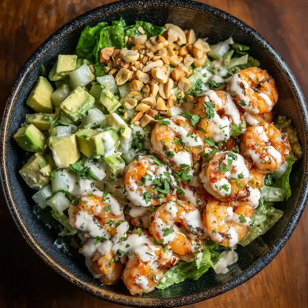 Shrimp and Avocado Salad with Miso Dressing Recipe