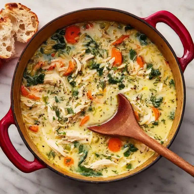 Lemon Chicken Soup with Orzo Recipe