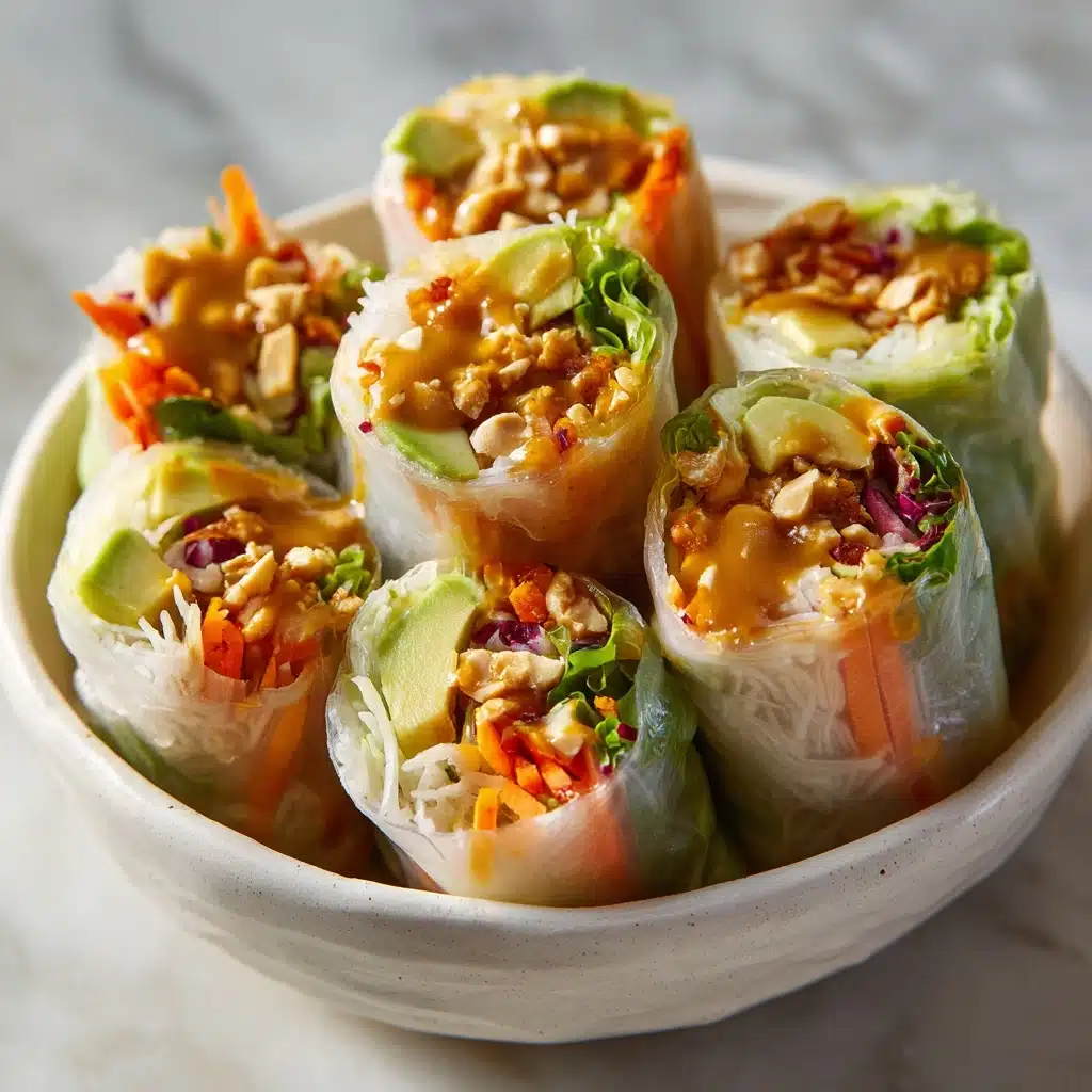 Thai Summer Rolls with Peanut Sauce Recipe