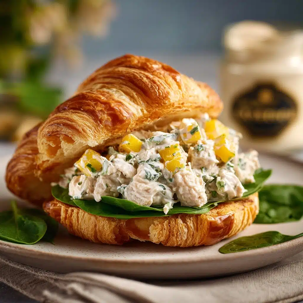 Mango Chicken Salad Sandwich Recipe - Recipe Image