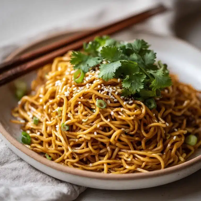 Saucy Gochujang Noodles with Chicken Recipe