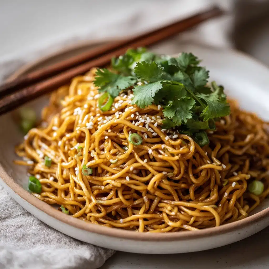 Saucy Gochujang Noodles with Chicken Recipe