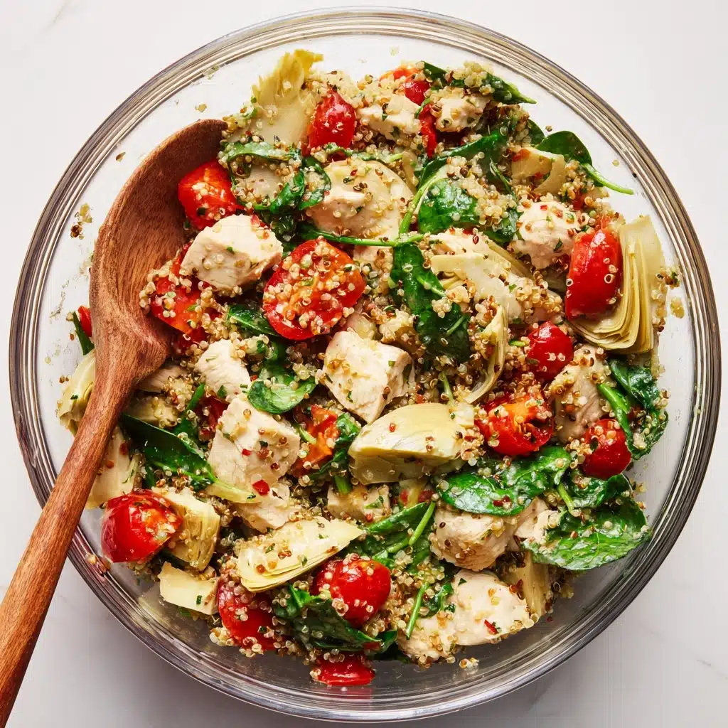 Basic + Awesome Chicken Quinoa Salad Recipe
