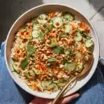 Crispy Rice Salad with Cucumbers and Herbs Recipe