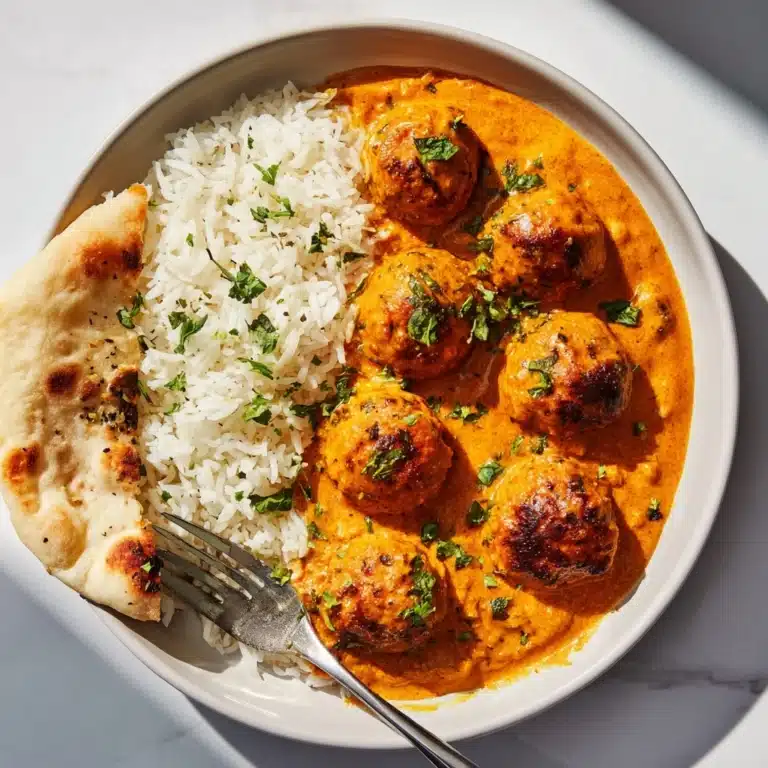 Butter Chicken Meatballs Recipe