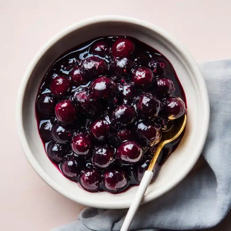 Easy Homemade Blueberry Sauce Recipe
