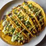 Smoky Beans & Greens Tacos with Aji Verde Recipe