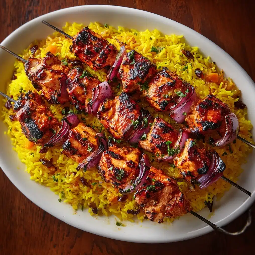 Middle Eastern-Style Grilled Chicken Kabobs Recipe