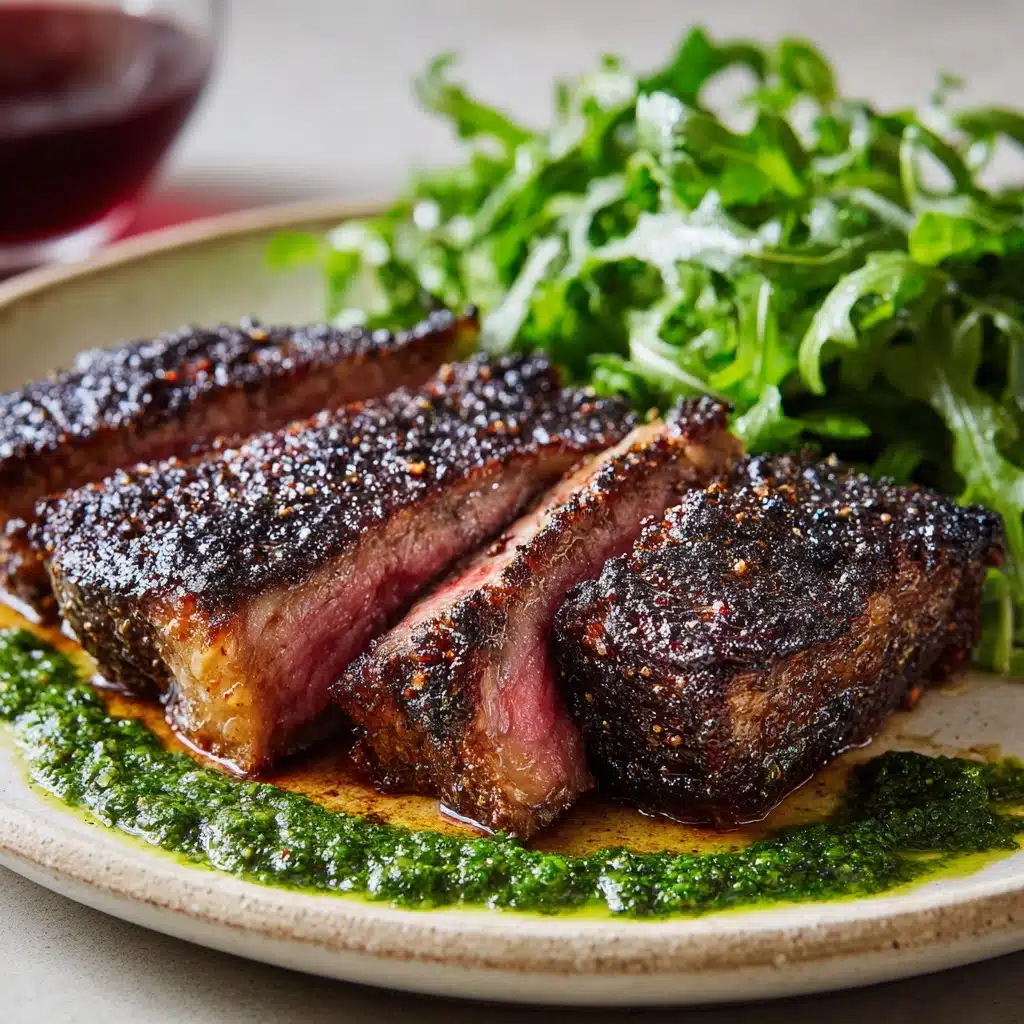 Grilled Beef Tenderloin Filets with Chimichurri Sauce Recipe - Recipe Image