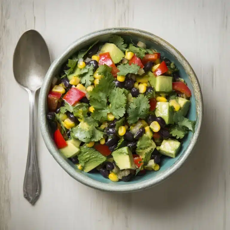 Black Bean Salad with Lime Vinaigrette Recipe