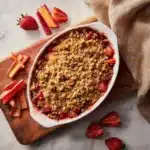 Strawberry Rhubarb Crisp Recipe