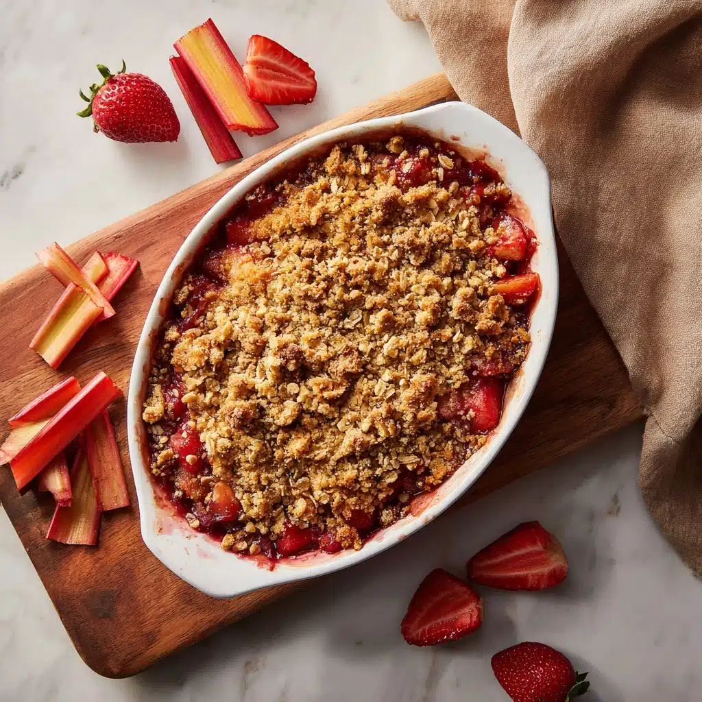 Strawberry Rhubarb Crisp Recipe