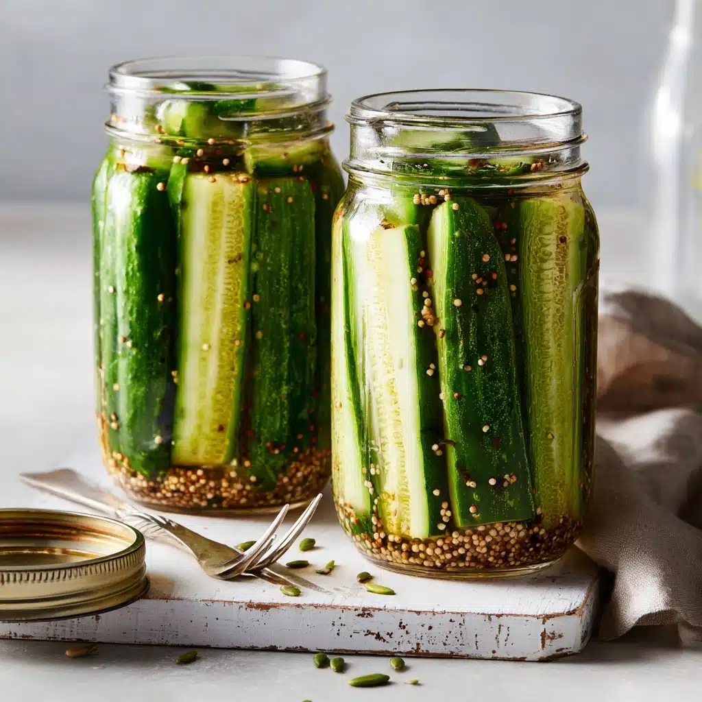 Quick and Easy Refrigerator Pickles Recipe