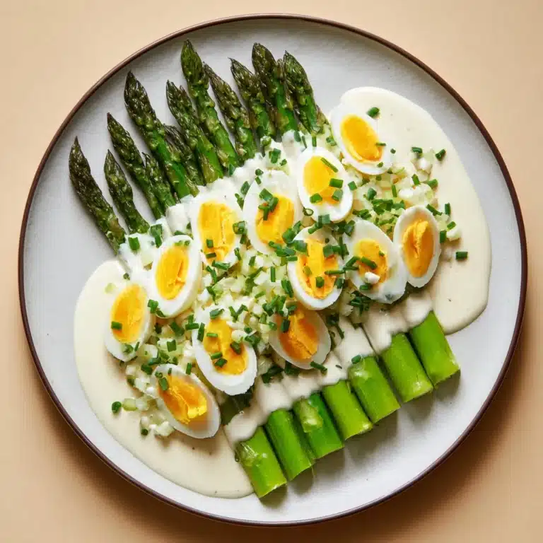 Asparagus Salad with Hard-Boiled Eggs & Creamy Dijon Dressing Recipe