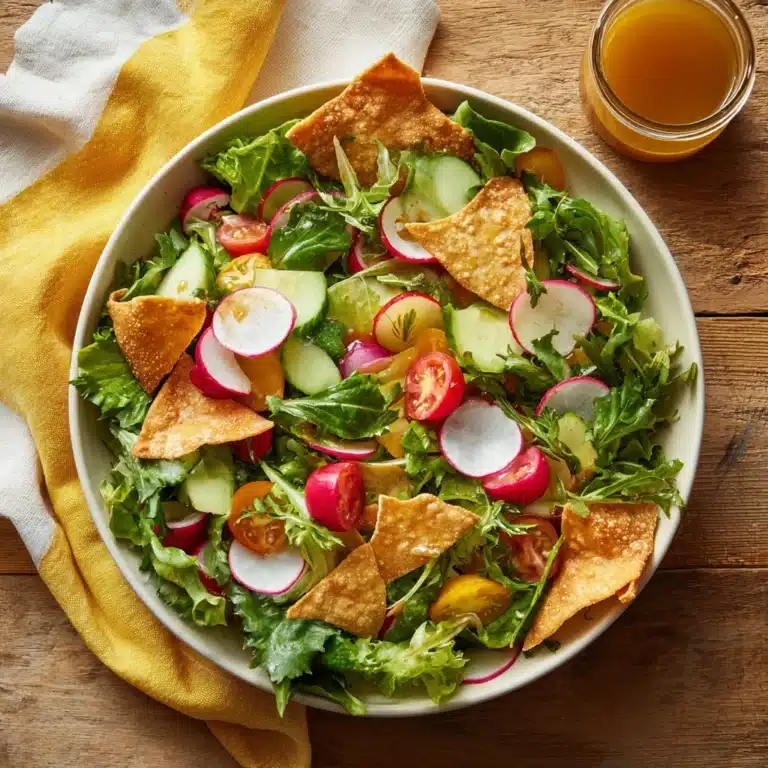Fattoush (Middle Eastern Bread Salad) Recipe