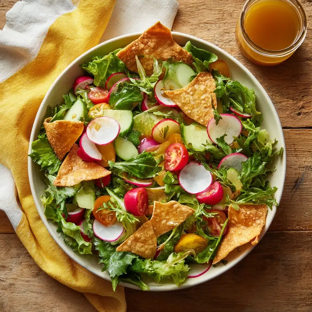Fattoush (Middle Eastern Bread Salad) Recipe