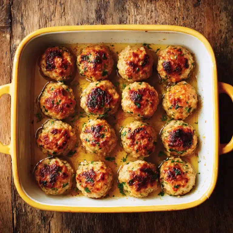 Chicken Meatballs with Tomato-Balsamic Glaze Recipe