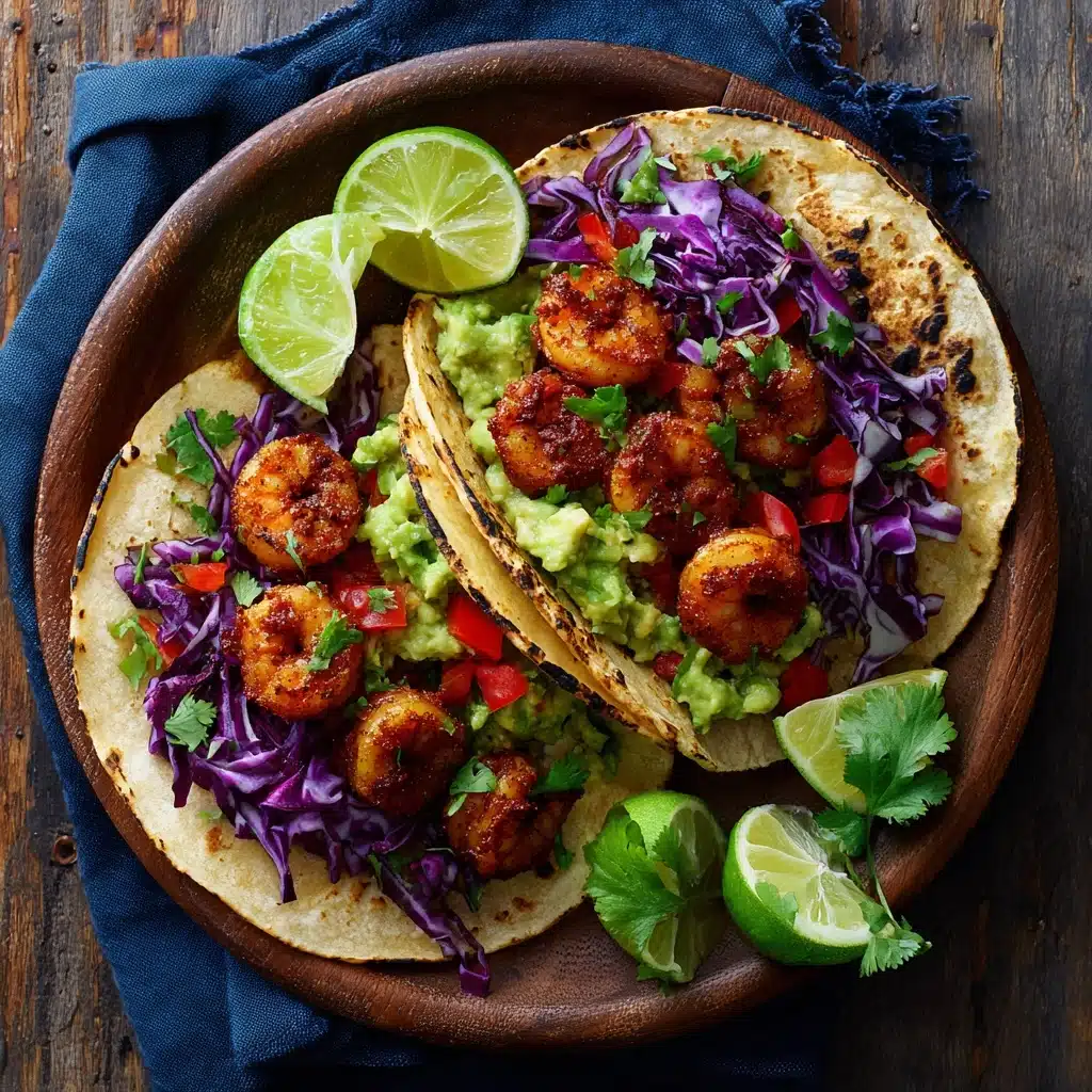 Shrimp Tacos with Avocado Salsa Recipe