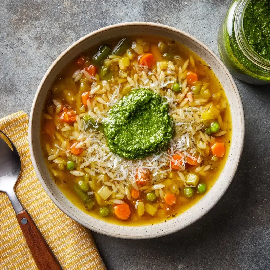 Vegetable Soup with Pesto Recipe