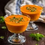 Chilled Creamy Tomato Basil Soup Recipe