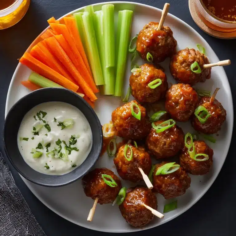 Buffalo Chicken Meatballs Recipe