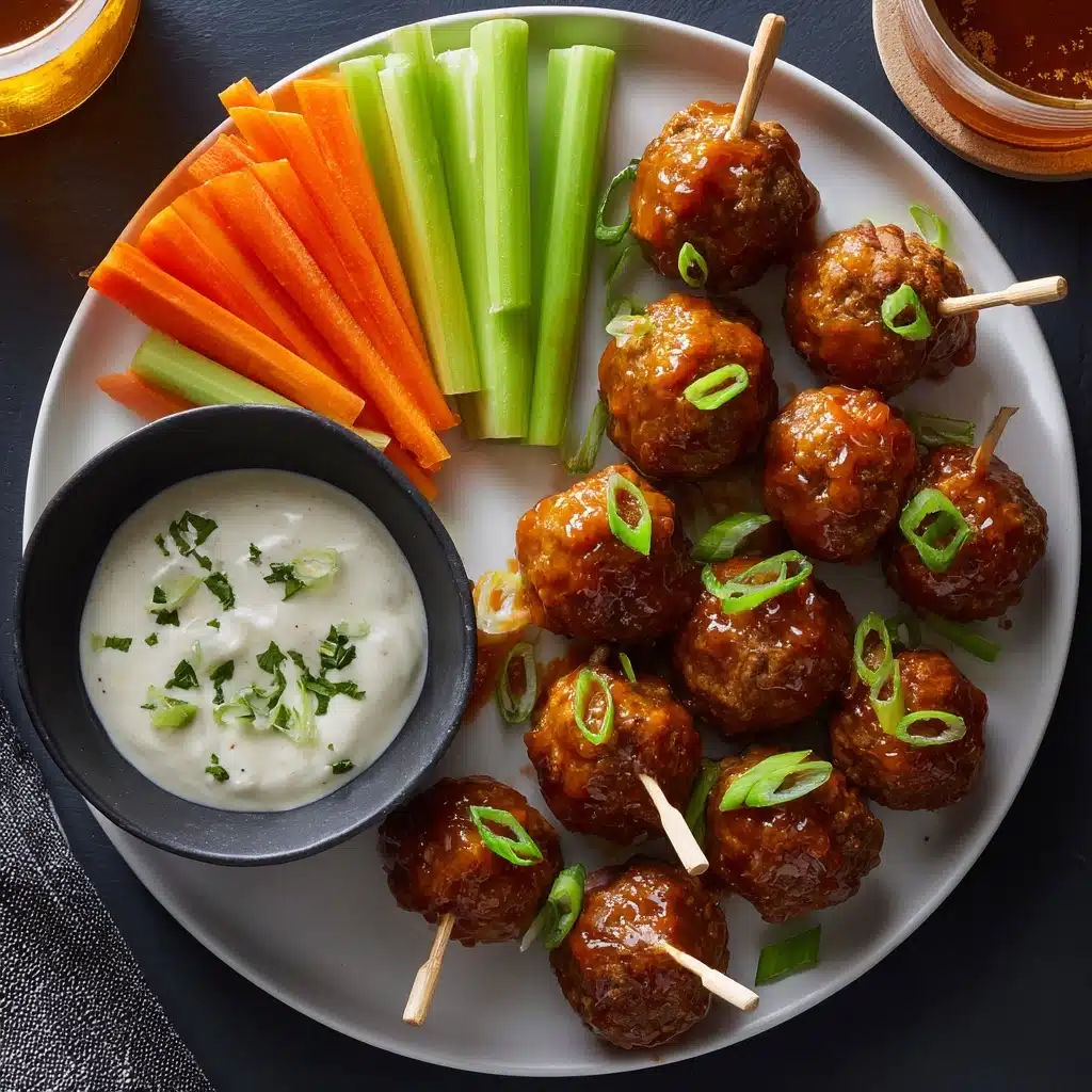 Buffalo Chicken Meatballs Recipe - Recipe Image
