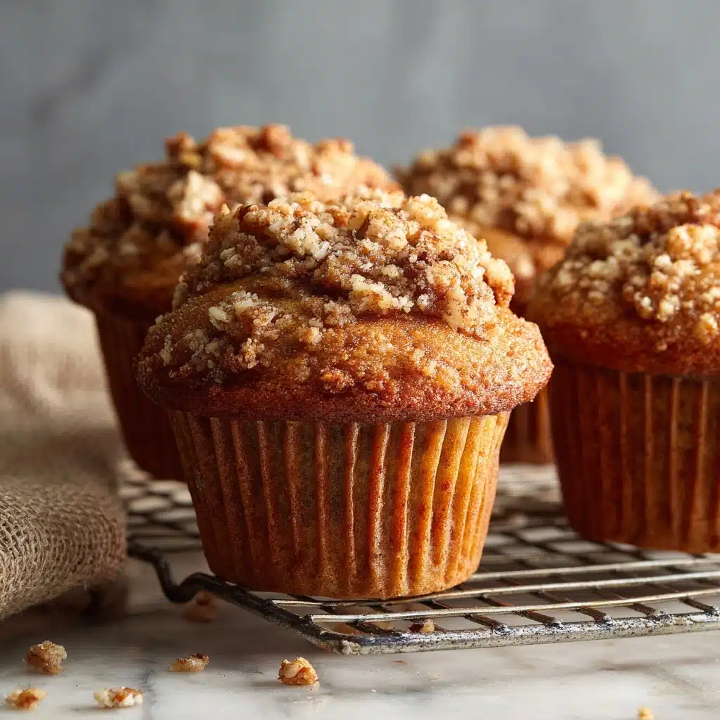 Oat Muffins with Pecan Streusel Topping Recipe - Recipe Image
