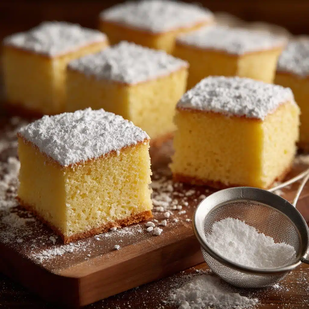 Powdered Donut Cake Recipe