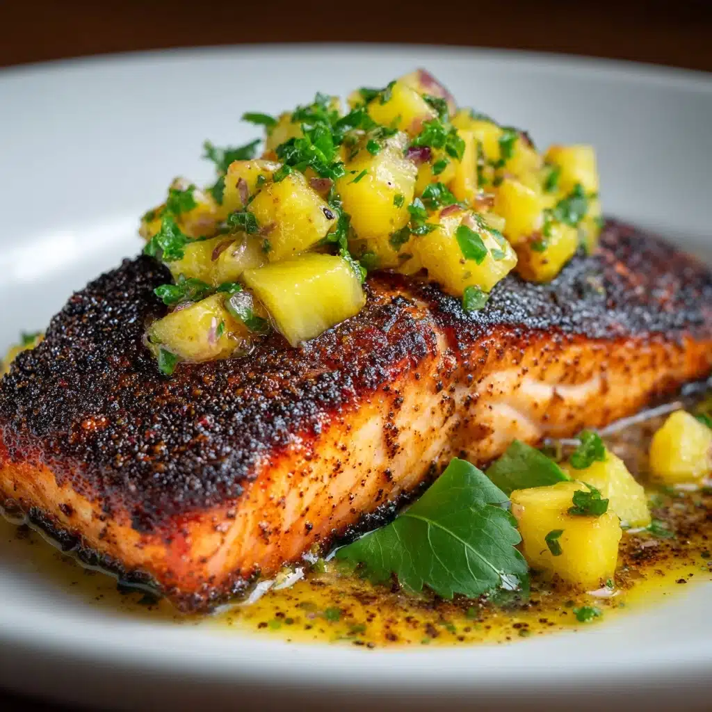 Maple Glazed Salmon with Pineapple Salsa Recipe