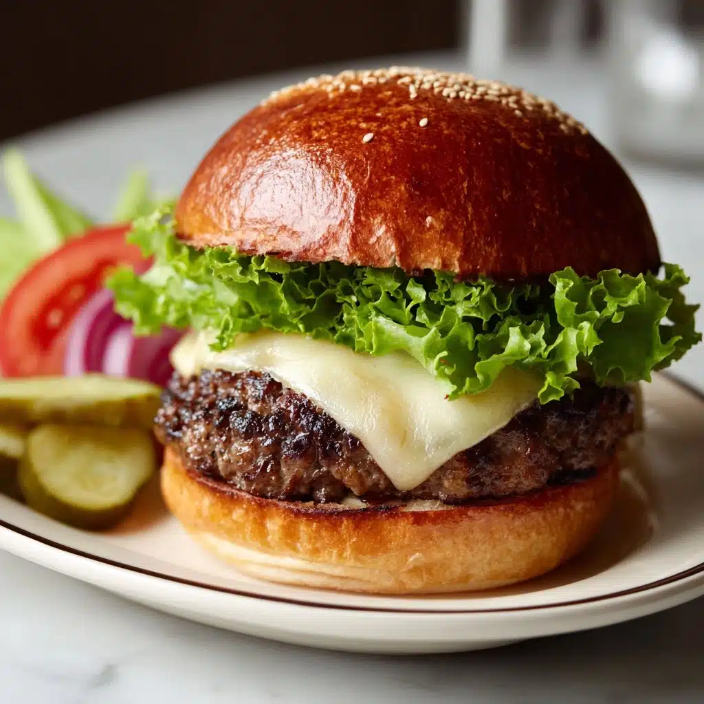 Steakhouse Burgers Recipe - Recipe Image