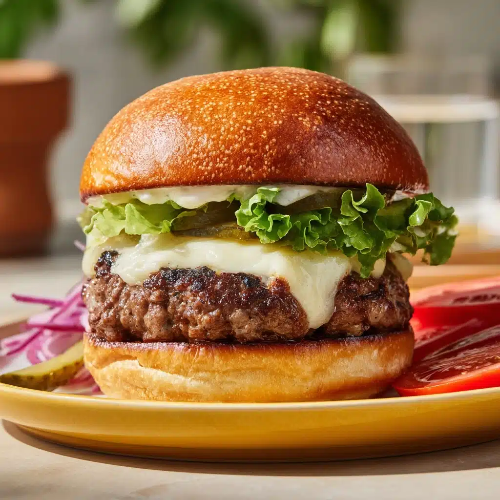 Steakhouse Burgers Recipe