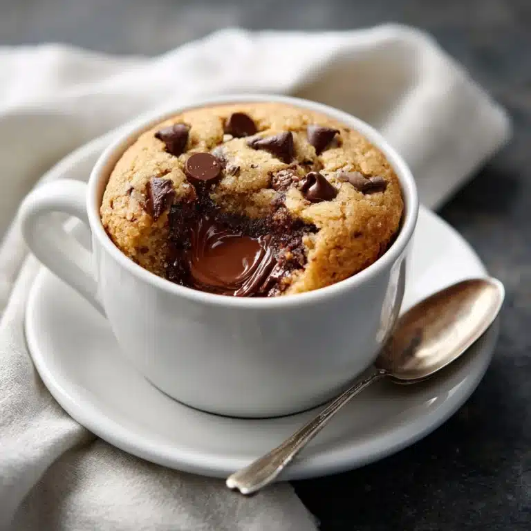 Chocolate Chip Cookie In A Mug Recipe
