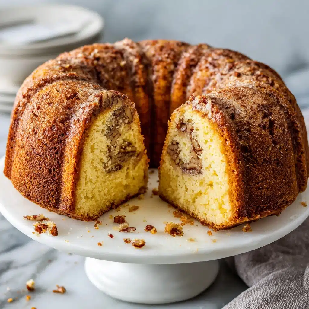 Sour Cream Coffee Cake with Cinnamon-Walnut Swirl Recipe