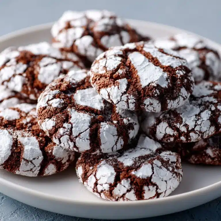 Chocolate Crinkle Cookies Recipe